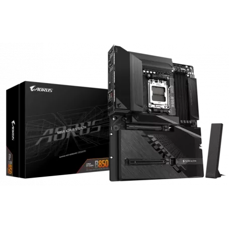 ATX - Socket AM5 - B850 - 4 x DDR5 - 4 x M.2 - USB 3.2 GEN 2x2 - 1 x PCI-Express 5.0 16x - LAN 5 GbE - Wi-Fi 7