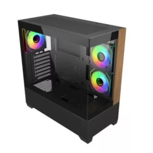 COOLER MASTER Elite 690 Wood Black – Image 3