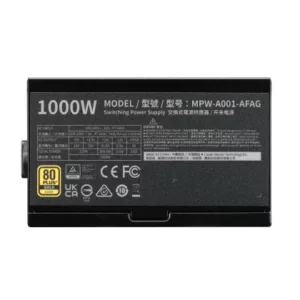 COOLER MASTER ELITE Gold 1000 FM - 80+ GOLD – Image 4