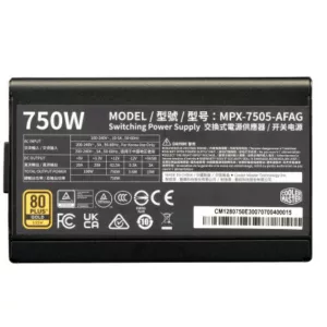 COOLER MASTER ELITE GOLD 750 FM - 80+ GOLD - 750 WATTS – Image 3