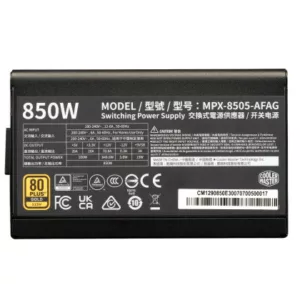 COOLER MASTER ELITE GOLD 850 FM - 80+ GOLD - 850 WATTS – Image 4