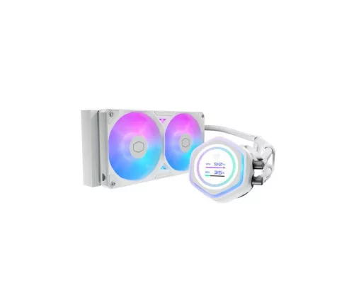 COOLER MASTER MasterLiquid 240 Atmos II LCD White