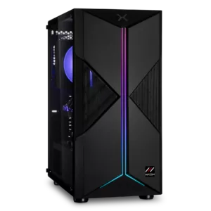 Alternative view of CORE Ultra 5 225F - B860M - RTX5060 8Go - VENGEANCE DDR5 32Go - SSD 1To - USB Type-C en facade  - LAN 2.5 GbE - 650W - Windows 11 en version d'essai avec ses pilotes preinstalles.