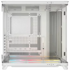 Alternative view of CORSAIR AIR 5400 LX-R RGB LINK Mid-Tower PC Case, White