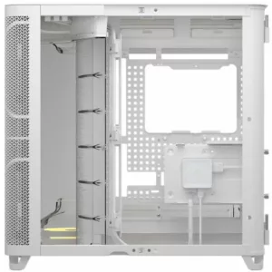 CORSAIR AIR 5400 LX-R RGB LINK Mid-Tower PC Case, White – Image 3