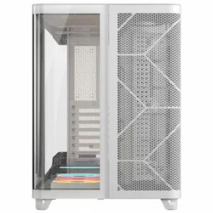 CORSAIR AIR 5400 LX-R RGB LINK Mid-Tower PC Case, White – Image 4