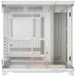 Alternative view of CORSAIR AIR 5400 RS-R ARGB Mid-Tower PC Case, White
