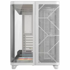 CORSAIR AIR 5400 RS-R ARGB Mid-Tower PC Case, White – Image 4