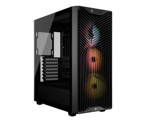 CORSAIR CORSAIR 3200D RS ARGB Mid-Tower PC Case, Black