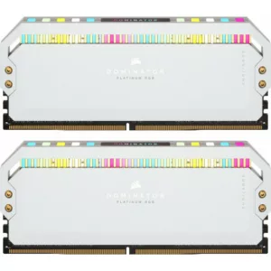 Corsair DOMINATOR PLAT. 64Go 5200 Blanc – Image 3