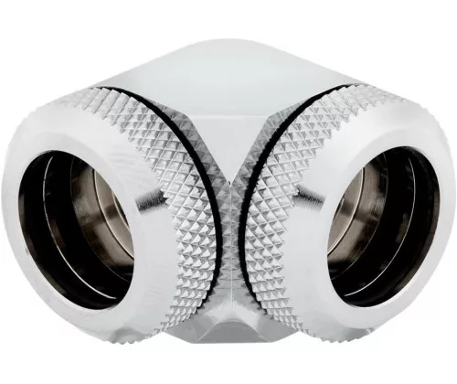 CORSAIR Hydro X Series XF Hardline Embout 90° 14mm OD - Chrome (x 2) abîmé – Image 2