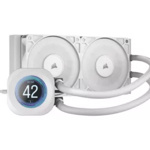 Corsair Nautilus 240 RS LCD Processeur Refroidisseur de liquide tout-en-un 12 cm Blanc 1 pièce(s)