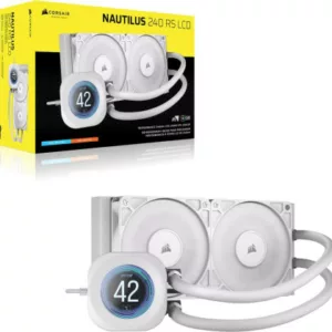 Alternative view of Corsair Nautilus 240 RS LCD Processeur Refroidisseur de liquide tout-en-un 12 cm Blanc 1 pièce(s)