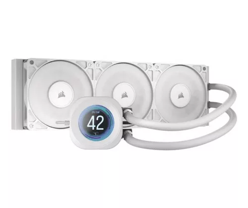 Corsair Nautilus 360 RS Processeur Refroidisseur de liquide tout-en-un 12 cm Blanc