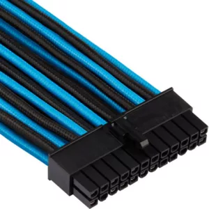 Alternative view of CORSAIR Premium m Sleeved ATX 24pin Bleu/Noir abîmé