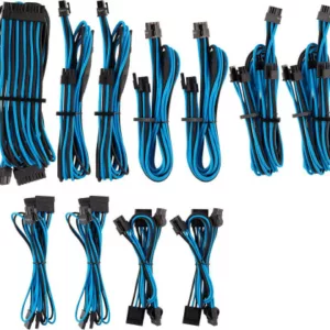 CORSAIR Premium PSU Kit alimentation individuel 4G4 Bleu/Noir abîmé