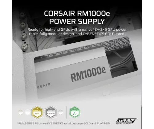 CORSAIR RMe White Series, RM1000e White – Image 3