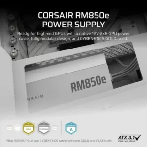 CORSAIR RMe White Series, RM850e White, 850 Watt, ATX 3.1 – Image 4