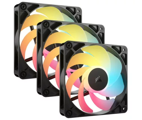 Corsair RS120-R ARGB Boitier PC Ventilateur 12 cm Noir 3 pièce(s) – Image 2