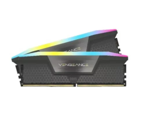 CORSAIR VENGEANCE RGB D5 6000 64GB (2 x 32GB) CL40 Intel XMP & AMD EXPO - GREY
