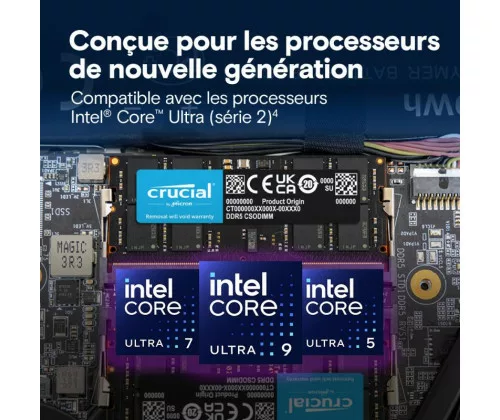 Crucial CT32G64C52CS5 module de mémoire 32 Go 1 x 32 Go DDR5 6400 MT/s – Image 3