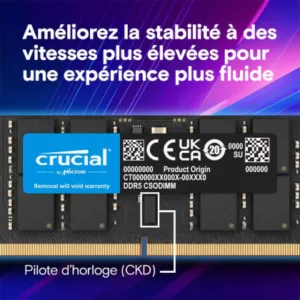 Crucial CT32G64C52CS5 module de mémoire 32 Go 1 x 32 Go DDR5 6400 MT/s – Image 4