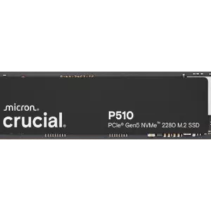 CRUCIAL P510 1TB PCIe Gen5 NVMe" 2280 M.2 SSD (Tray)