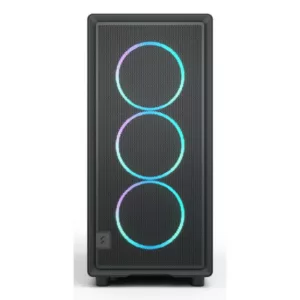 Alternative view of FRACTAL Epoch Black TG RGB Light tint