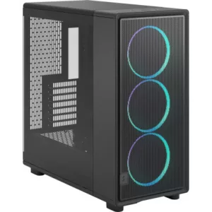 Alternative view of FRACTAL Epoch XL Black TG RGB Light tint