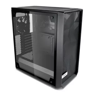 Alternative view of FRACTAL Meshify C Blackout TG Dark Tint reconditionne