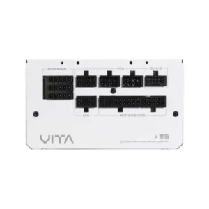 FSP (FORTRON) Alimentation 1000W 80+Gold *VITA-1000GM, WHITE – Image 3