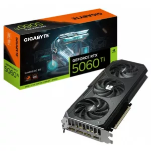 GIGABYTE GeForce RTX 5060 Ti GAMING OC 8G Carte Graphique ? 8 Go GDDR7, 128 bits, PCI-E 5.0, 2647 MHz Fréquence du processeur, 3 x DisplayPort, 1 x HDMI, GV-N506TGAMING OC-8GD