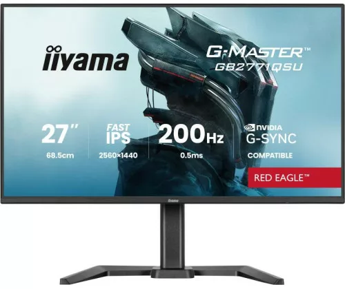 iiyama GB2771QSU-B1 écran plat de PC 68,6 cm (27") 2560 x 1440 pixels Wide Quad HD Noir