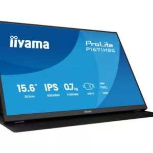 iiyama ProLite P1671HSC-B1 écran plat de PC 39,6 cm (15.6") 1920 x 1080 pixels Full HD LED Noir – Image 4