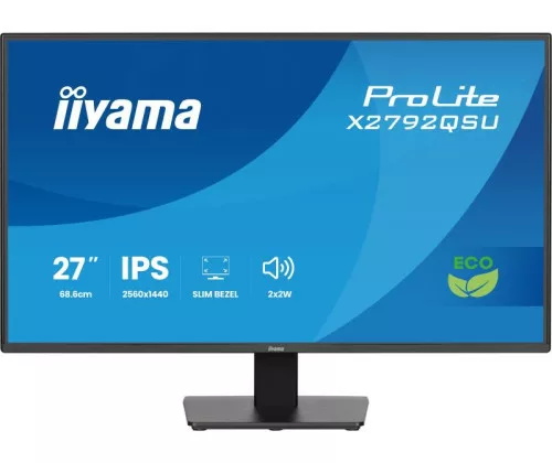 iiyama ProLite X2792QSU-B1 écran plat de PC 68,6 cm (27") 2560 x 1440 pixels Quad HD Noir – Image 3