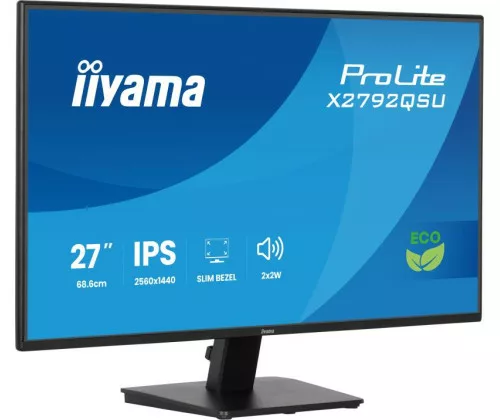 iiyama ProLite X2792QSU-B1 écran plat de PC 68,6 cm (27") 2560 x 1440 pixels Quad HD Noir – Image 4