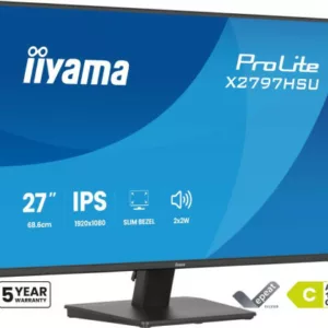 iiyama ProLite X2797HSU-B1 écran plat de PC 68,6 cm (27") 1920 x 1080 pixels Full HD LED Noir