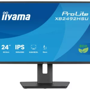 iiyama ProLite XB2492HSU-B1 écran plat de PC 61 cm (24") 1080 x 1920 pixels Quad HD LED Noir