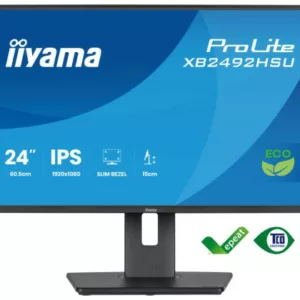 Alternative view of iiyama ProLite XB2492HSU-B1 écran plat de PC 61 cm (24") 1080 x 1920 pixels Quad HD LED Noir