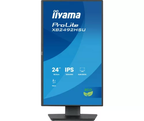 iiyama ProLite XB2492HSU-B1 écran plat de PC 61 cm (24") 1080 x 1920 pixels Quad HD LED Noir – Image 3
