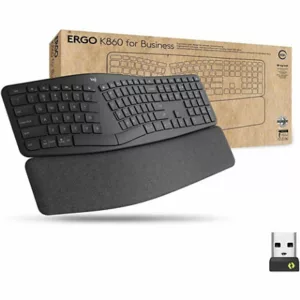 Alternative view of LOGITECH ERGO K860 for Business - Graphite