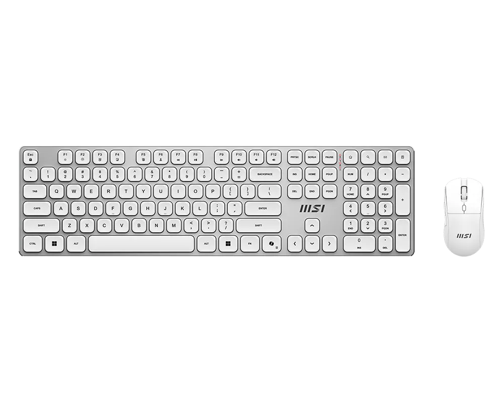 MSI FORGE K210 W COMBO WHITE FR