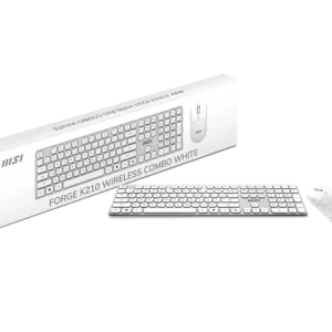 Alternative view of MSI FORGE K210 W COMBO WHITE FR