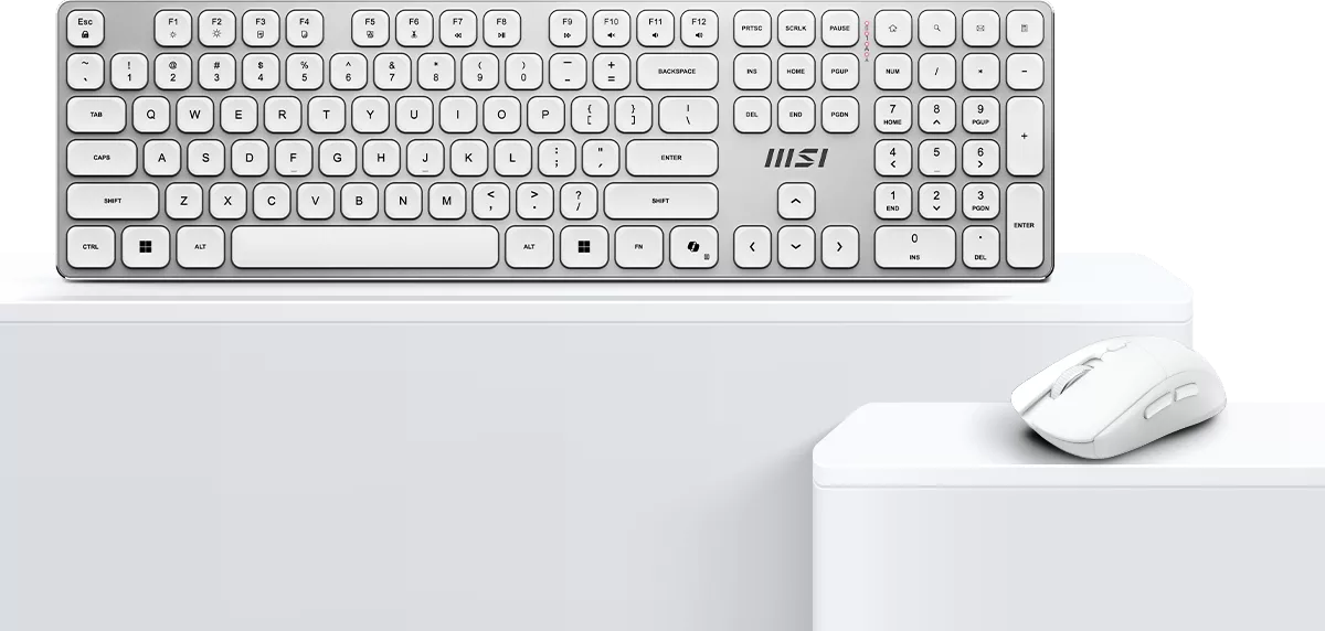 MSI FORGE K210 W COMBO WHITE FR – Image 3