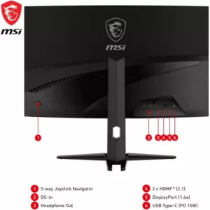 Alternative view of MSI MAG 321CUP-Reconditionné
