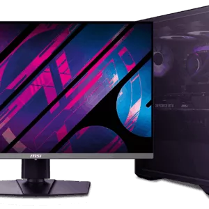 Alternative view of MSI MPG 271QRX QD-OLED abÃ®mÃ©