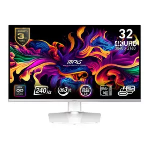 Alternative view of MSI MPG 321URXW QD-OLED