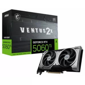 MSI VENTUS GeForce RTX 5060 TI 16G 2X OC PLUS NVIDIA 16 Go GDDR7