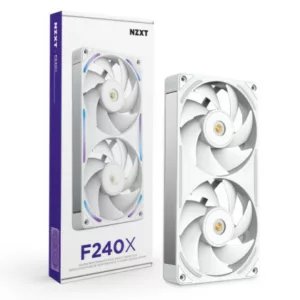 NZXT F240X - 240mm Performance RGB Fan (Single-Frame) - White