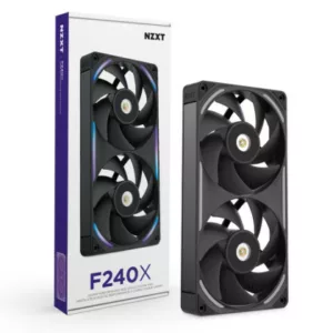 NZXT F240X - 240mm Performance RGB Fan (Single-Frame) - Black